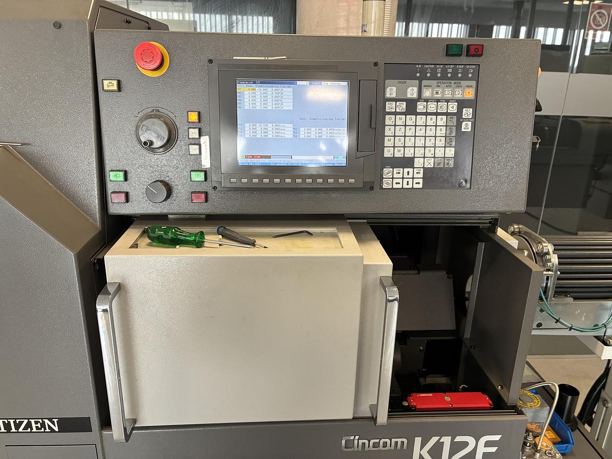 Used CITIZEN K12E VIIP year 2012 with LNS bar feeder