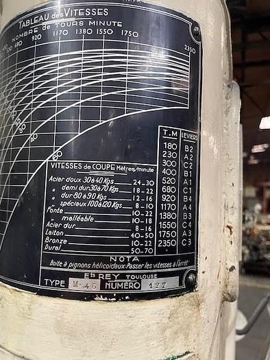 Used Perceuse à colonne REY M46