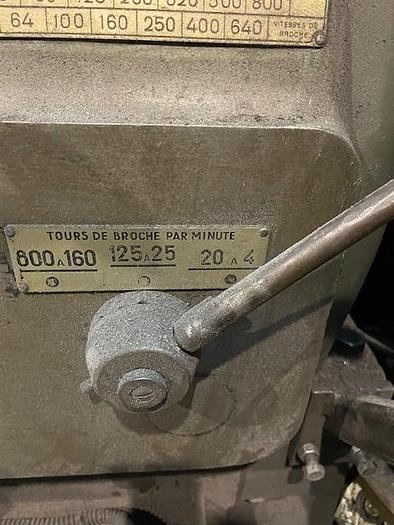 Used SOMUA manual lathe 4500 mm BC with gap