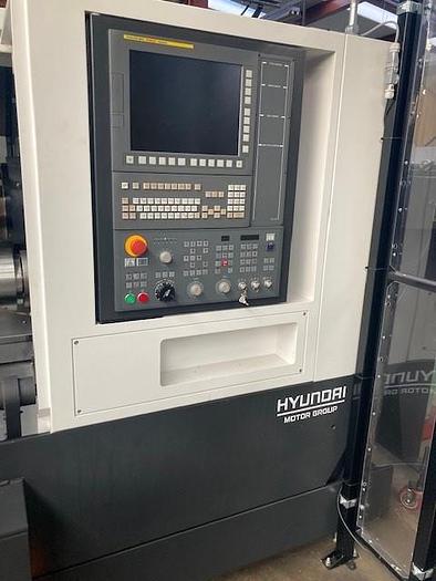 Used HYUNDAI WIA  HD2200SY CNC lathe twin spindles with robot, milling and Y axis