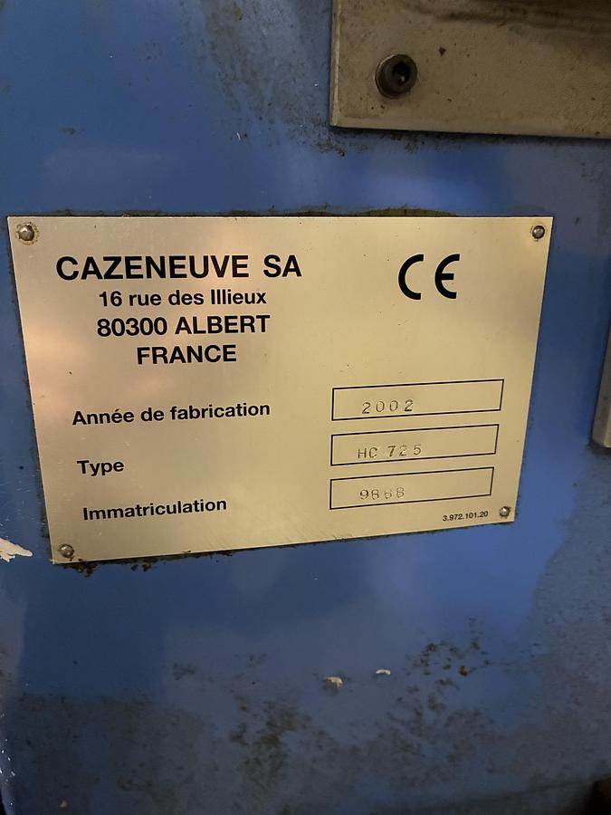 Used Cazeneuve Maxica HC 725 x 3000 - tour CN par apprentissage
