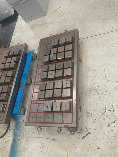 Used 2002 TECNOMAGNETE  magnetic plates SQ 510 HD 75