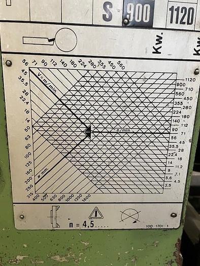 Used Lathe GEMINIS  GE-1000-A x 6000 mm - tour conventionnel