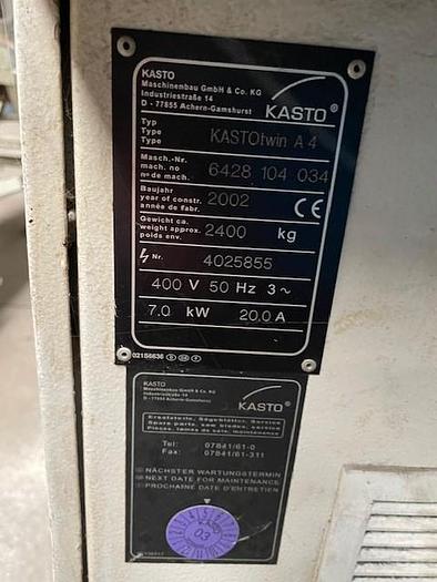 Used 2002 KASTO KASTOtwin A4