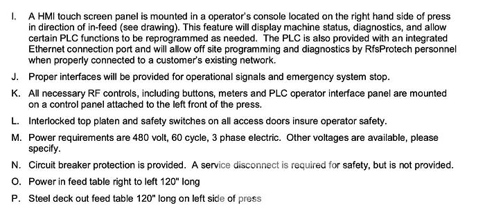 Used 2018 Ogden RFS Protech SL48120 Radio Frequency Gluer