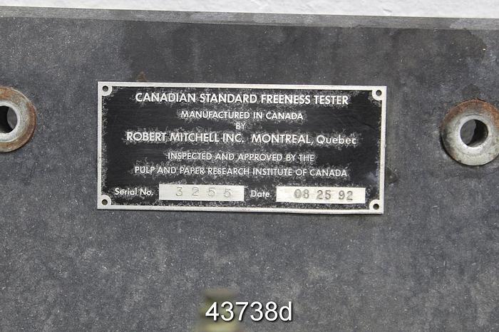 Used Robert Mitchell Canadian Freeness Tester #43738