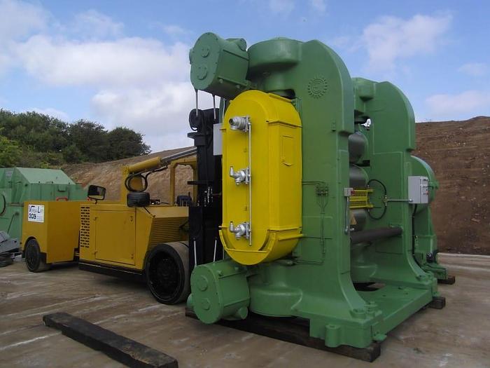 Used Comerio Ercole 3 roll vertical stack calender