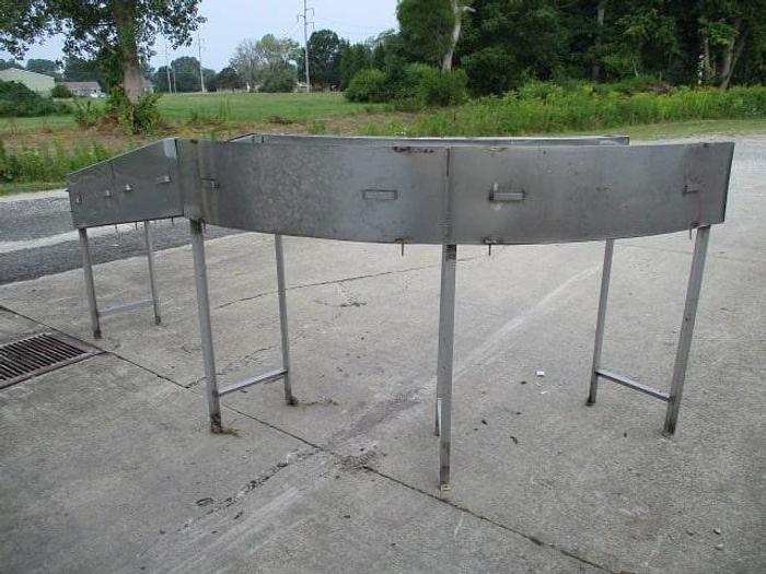 Used Conveyor; 90 Degree; 14"W x 12'L