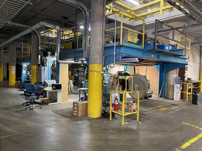 Used LAMB-GRAYS HARBOR CO. 86"W ROLL WRAPPER 60" DIA, ROLLS