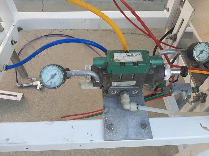 Used Filler, Piston, 2-Head, Simplex, S/st, Mdl AV200 #S744364