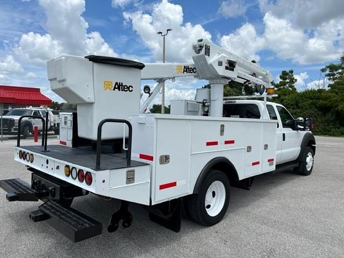 Used Altec AT40G 45ft Bucket Boom on 2012 Ford F550 4x4 Extended Cab Utility Truck - C14974
