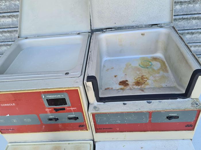 Used Miles Scientific Tissue-Tek Dispensing Console and Thermal Console