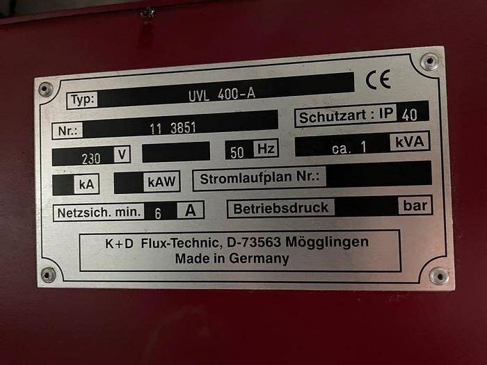 Gebraucht Rissprüfbank Universal 1000 - ACY K+D Flux-Technic