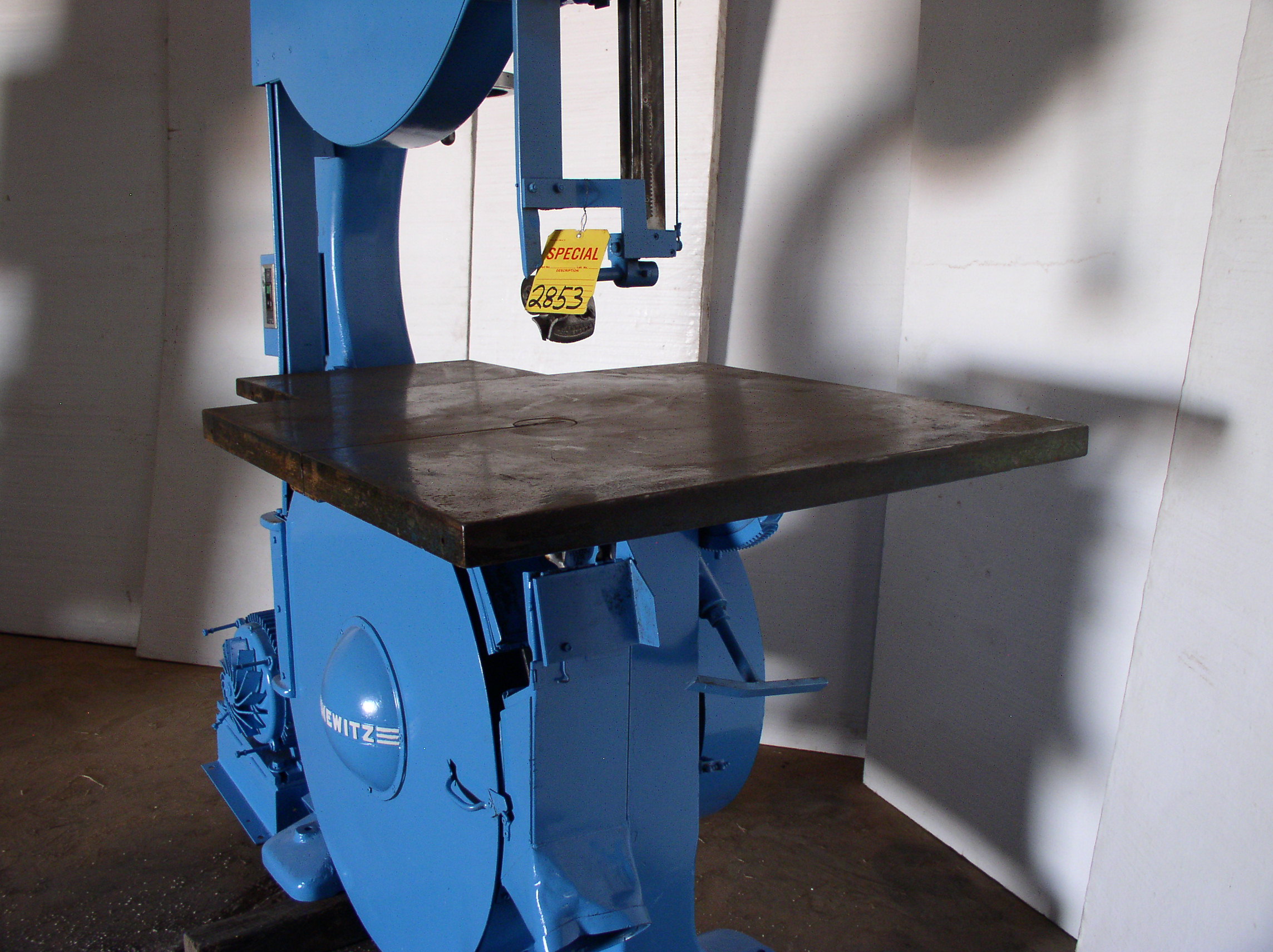 Used 36" Tannewitz Model G1E Vertical Band Saw
