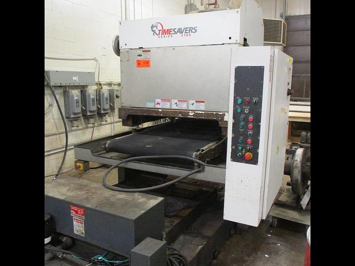 Used 37" TIMESAVER, WET TYPE, 2009, DEBURRING MACHINE, SERIES 3100
