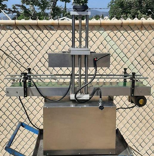 Used Sealer, Induction, Sofitec, Mdl GLF-1800, Conveyor #S744481