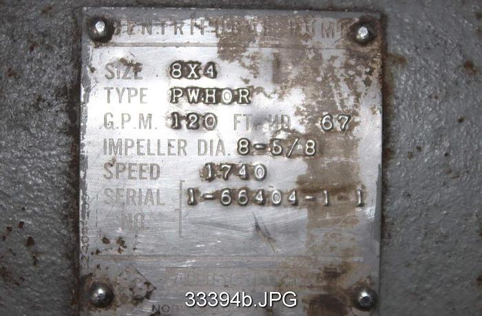 Used Allis Chalmers PWHOR Power End for 8x4 Pump #33394