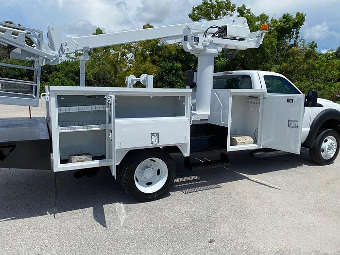 Used 2011 Ford F550 Altec AT235P Cable Placer Bucket Truck - 03053