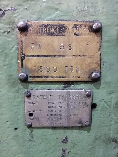 Used Press Hot Forging Massey