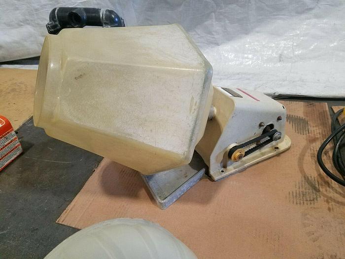 Used Rotary Tumbler Finisher 110V beburr small pieces Polish Smooth Rough Items