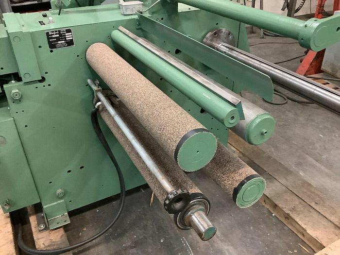 Used 30" STANFORD DOCTOR MODEL 142LT SLITTER REWINDER WITH RAZOR SLITTING