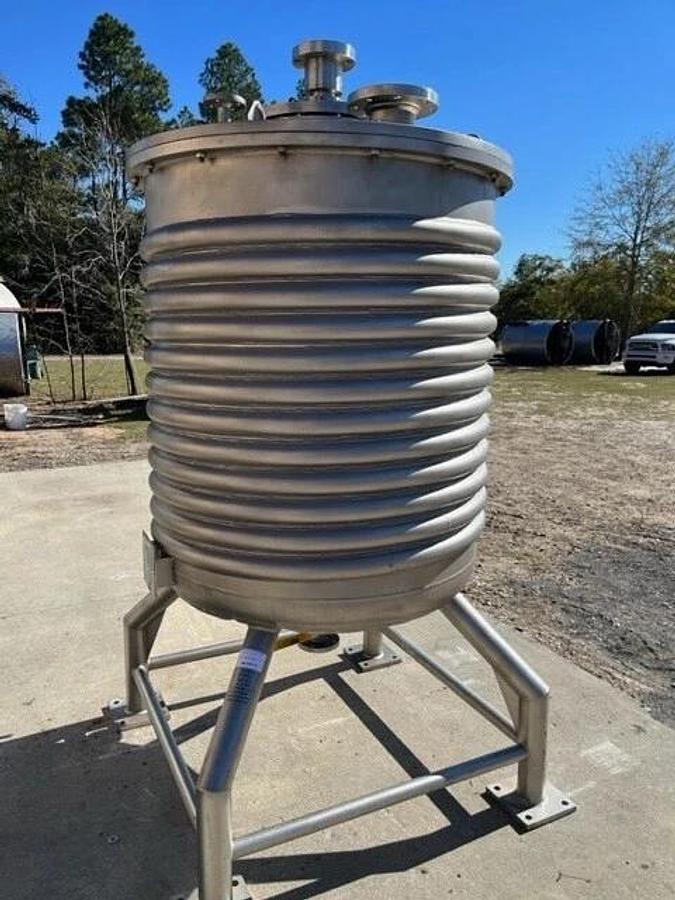 Eisenback 300 Gallon 75 HP Jacketed Stainless Steel High Shear Disperser Mixer