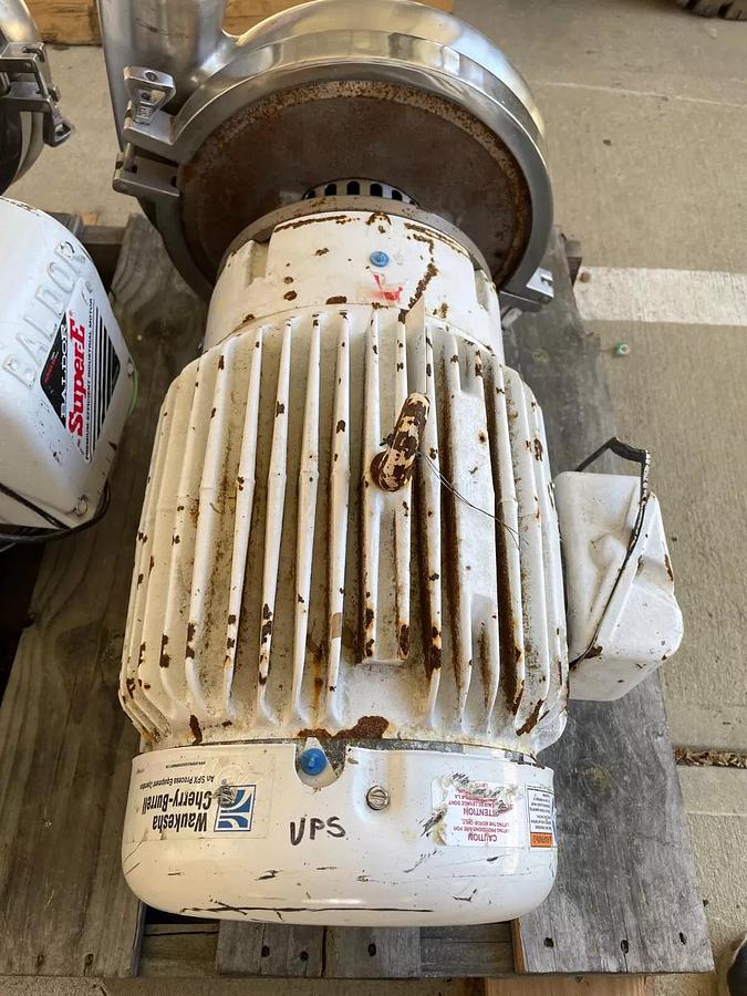 Used Waukesha 25 HP Centrifugal Pump.  Pump Model-2105  Inlet and Outlet 3 1/2 “