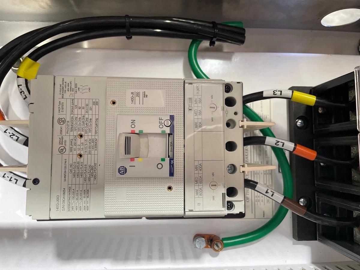 Used NEW Allen Bradley ControlLogix PLC PowerFlex 525 Stainless Hoffman Control Panel