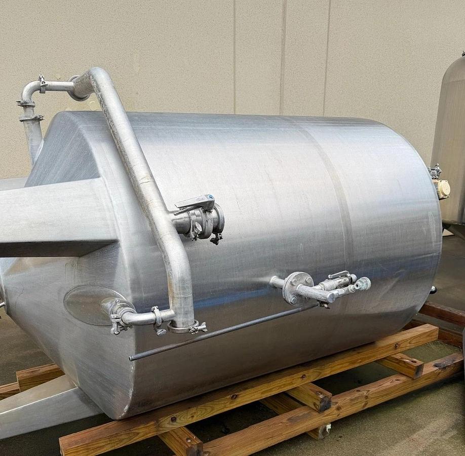 Used 500 Gallon 316 L  Jacketed Processor. Dome Top , Cone Bottom , 2 Available!