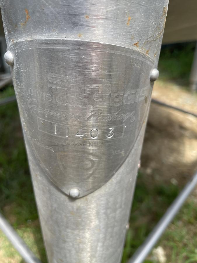 Used 500 Gallon Food Grade Tank with Dome Top and Cone Bottom - Stainless Steel