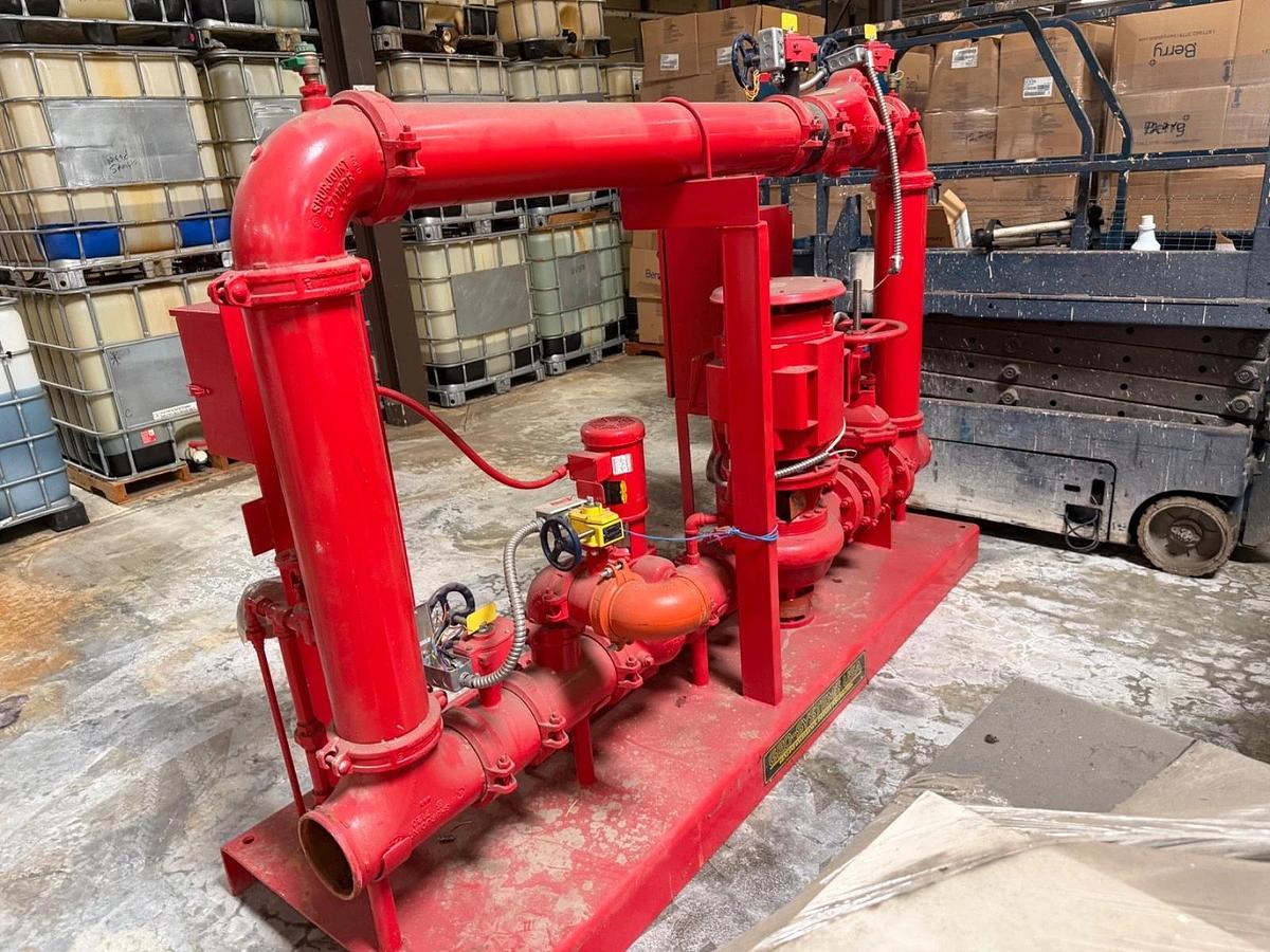 Geo-Systems USA Fire Pump Package Industrial Fire Protection System Skid
