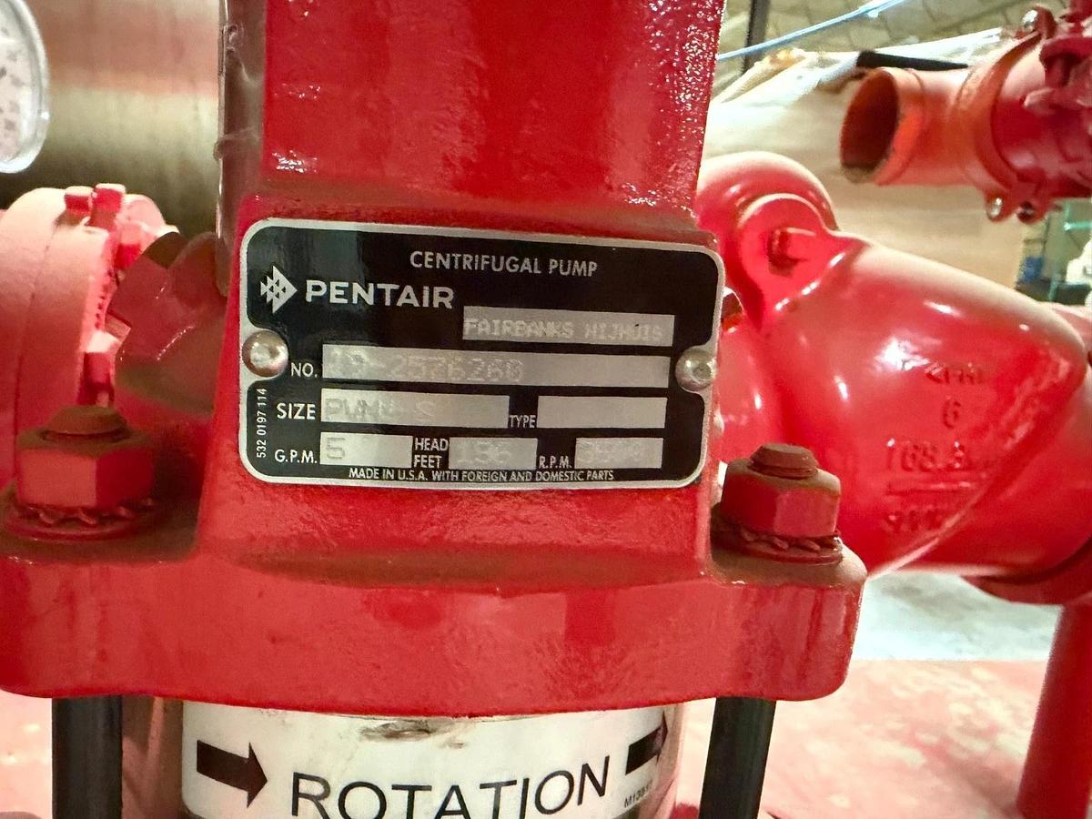 Geo-Systems USA Fire Pump Package Industrial Fire Protection System Skid