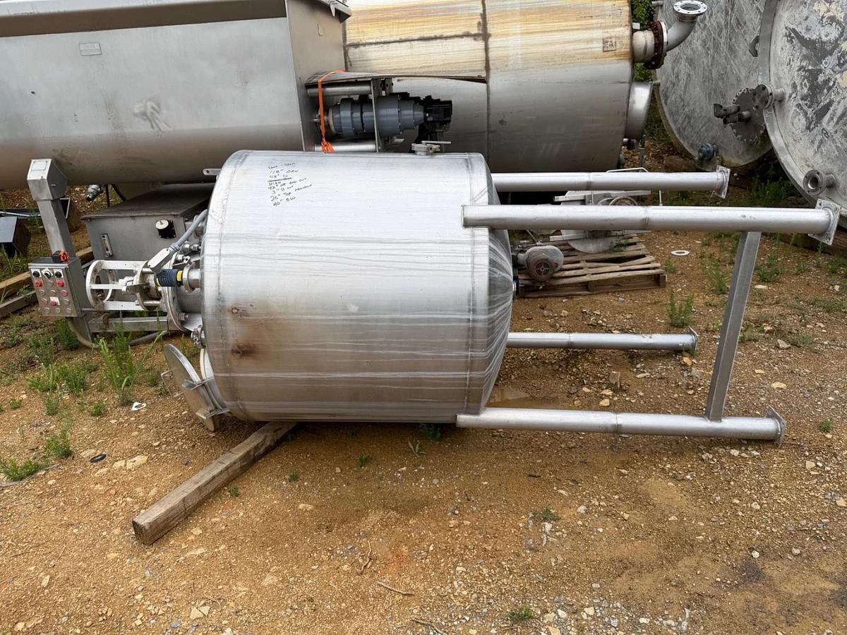Used 500 Gallon ARDE Barinco Stainless High Shear Homogenizer Emulsifier Mixer 15HP
