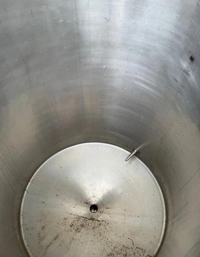 Used 200 Gallon Stainless Steel Jacketed Mixing Tank – 316 SS, Cone Bottom, Agitated