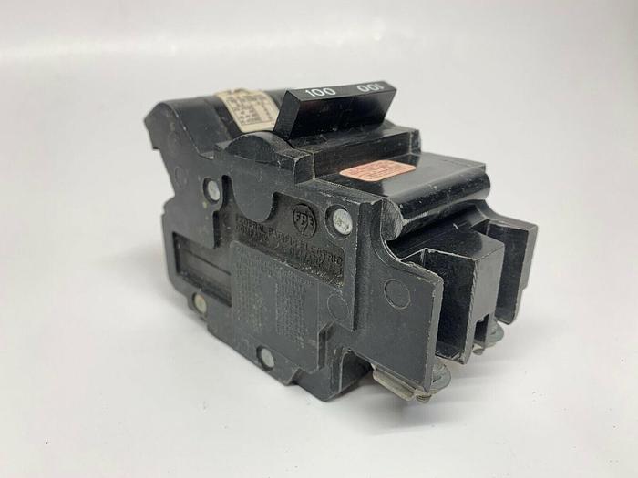 Used NB2100 FPE 100 Amp 2 Pole 240V Bolt On Circuit Breaker NB2P100