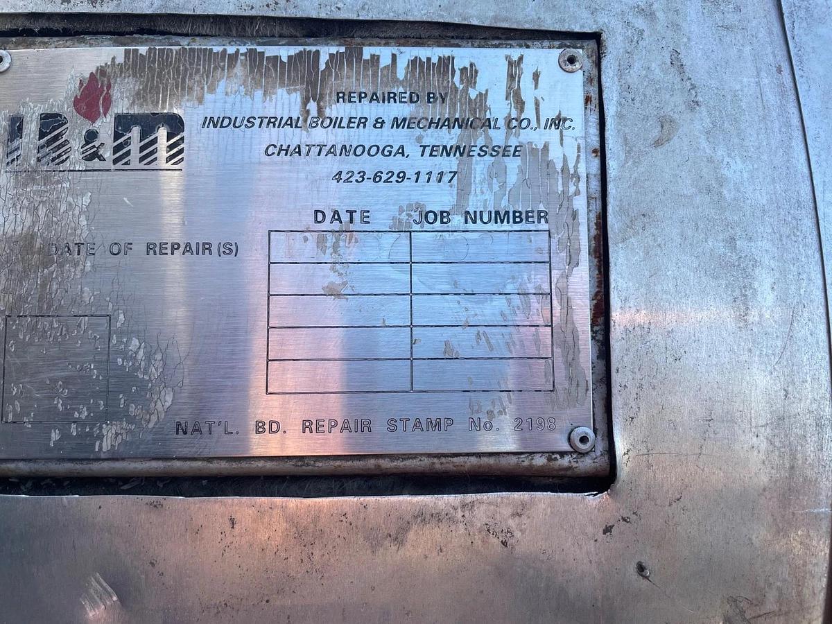 Used Gaston County 304 stainless steel autoclave. 6′ diameter X 7′ long.