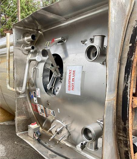 Used 5000 Gallon Walker Stainless Steel Jacketed Vertical Tank Food Grade Tank2003 Walker Mfg