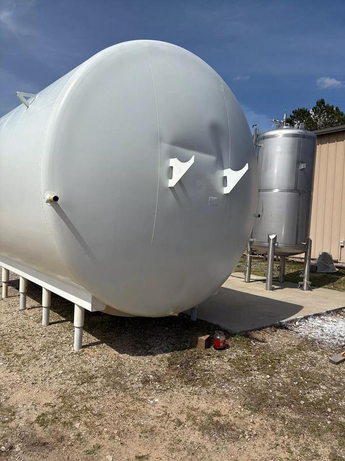 Used 10,000 Gallon Stainless Steel Jacketed Food Grade Tank