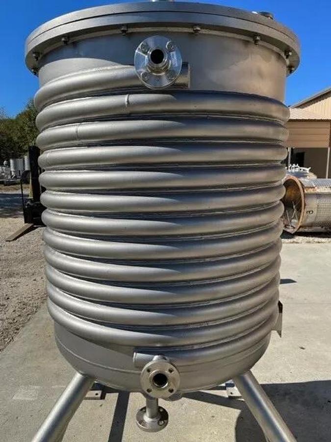 Eisenback 300 Gallon 75 HP Jacketed Stainless Steel High Shear Disperser Mixer