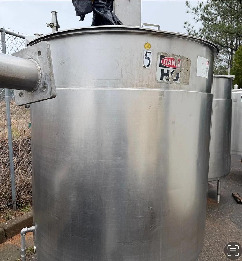 Used 800 Gallon Groen Kettle Jacketed Stainless Steel Processor with agitation