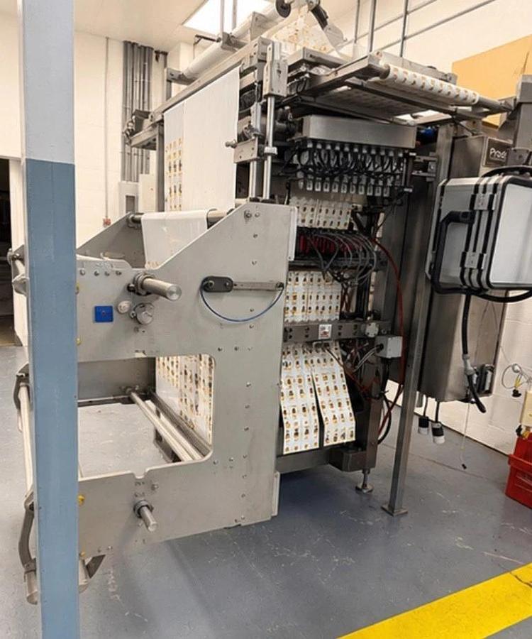 Used Prodo-Pak PV215-CSW-10 Multi-Lane VFFS Sachet Packaging Line w/Piston Filler