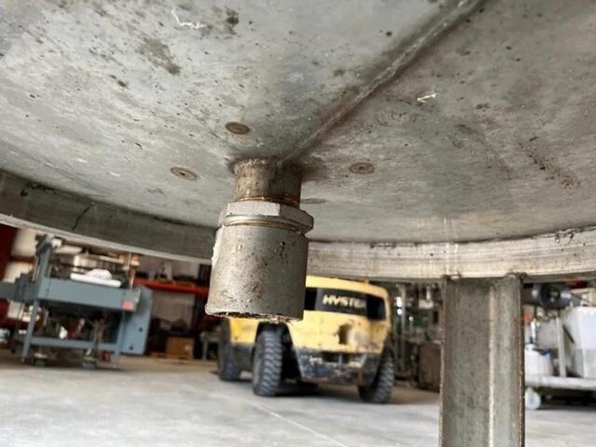 Used 100 Gallon 316 Stainless Steel Mixing Tank W Lightnin Mixer