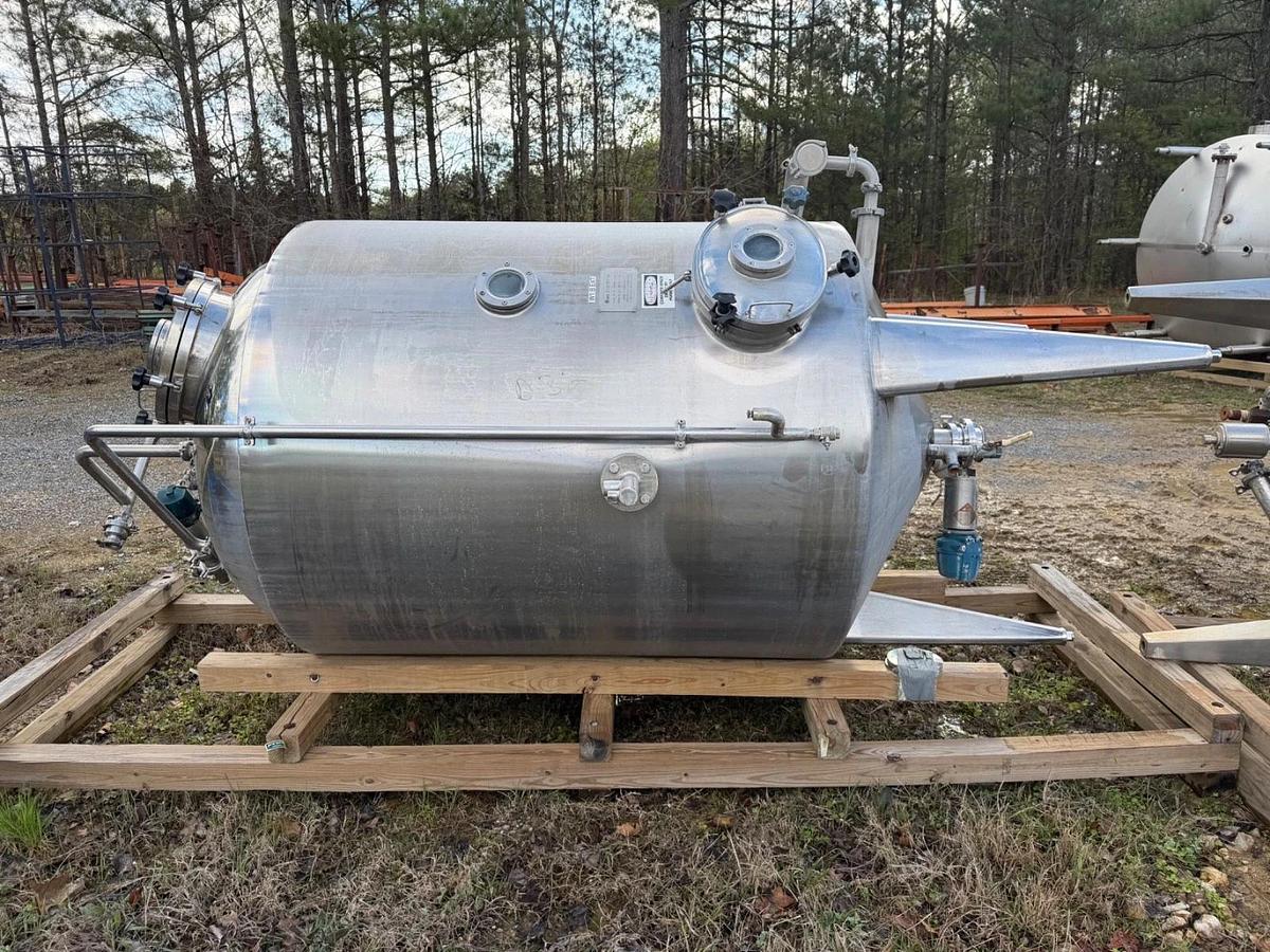 Used 500 Gallon 316 L  Jacketed Processor. Dome Top , Cone Bottom , 2 Available!