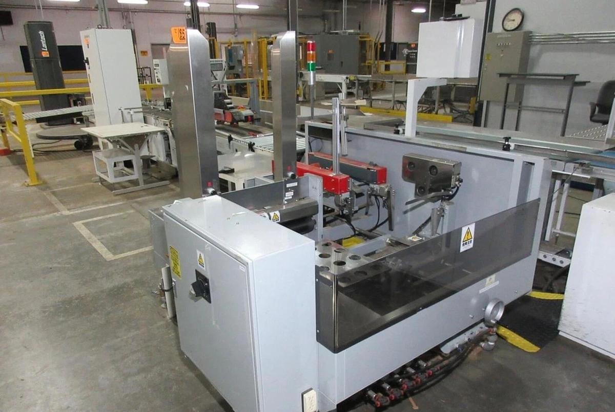 Used 3M Automatic Case Erector Mdl 210 CF Bottom Taper Box Former up to 10 CPM