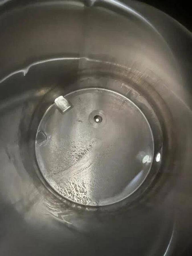 Used 500 Gallon Feldmeier 316 Stainless Steel Dome Top Dish Bottom Mix Tank w ladder