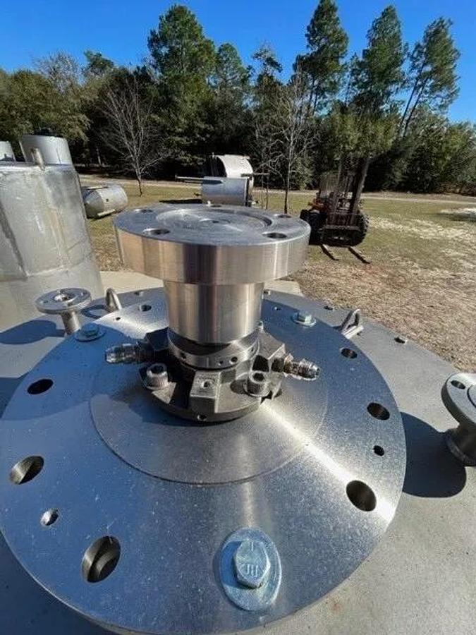 Eisenback 300 Gallon 75 HP Jacketed Stainless Steel High Shear Disperser Mixer
