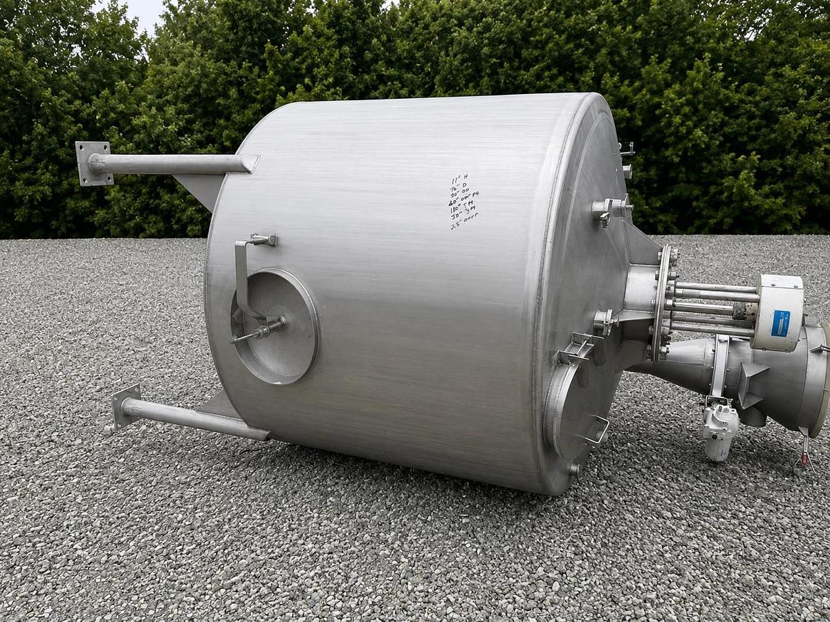 Used 30HP High Shear Emulsifier Homogenizer Mixer Stainless ARDE-Barinco silverson