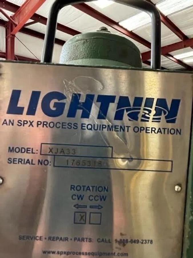 Used 100 Gallon LEE Jacketed 316 Stainless Steel Open Top w Lid Mix Tank