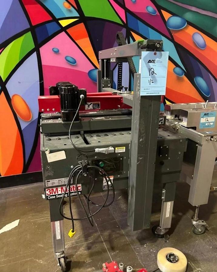 Used 3M-Matic 8000A Top & Bottom Case Sealer with Side Belts 2018