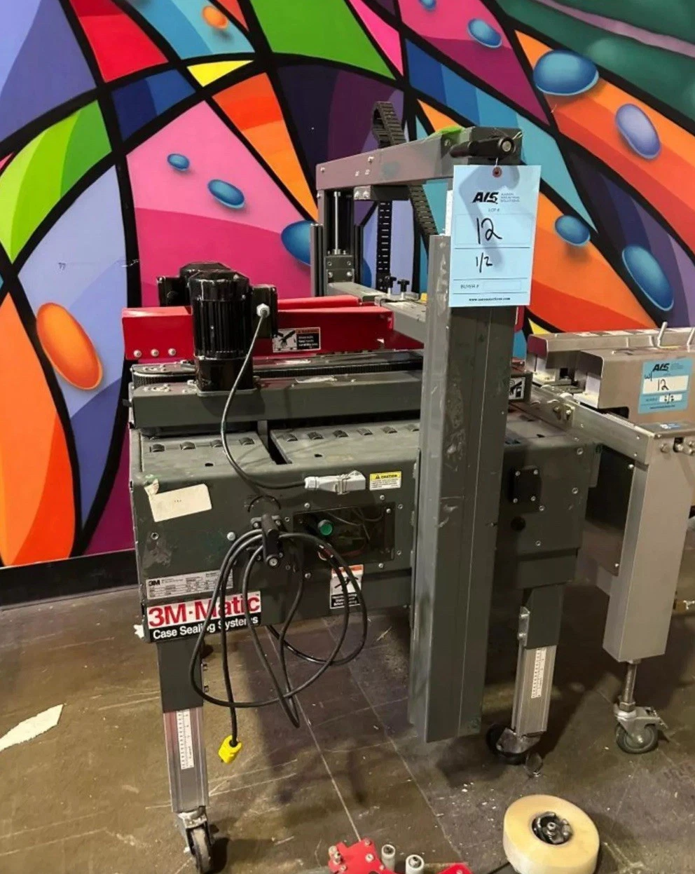 Used 3M-Matic 8000A Top&Bot Case Sealer w/ BEL 505G4 Semi-Automatic Case Erector 2018